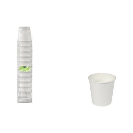 Set di Bicchieri Algon Bianco 80 ml 50 Pezzi (18 Unità)