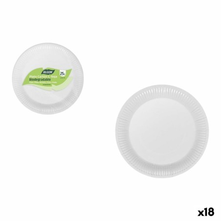 Set di piatti Algon 23 cm 25 Pezzi (18 Unità)