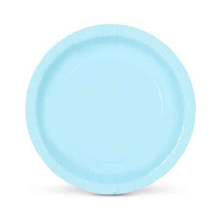Set di piatti Algon Azzurro 20 cm 10 Pezzi (24 Unità)