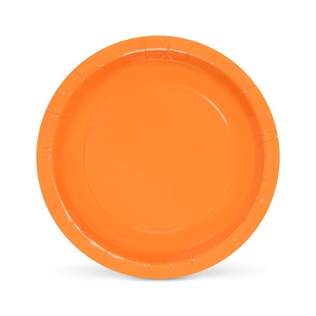 Set di piatti Algon Arancio 20 cm 10 Pezzi (24 Unità)