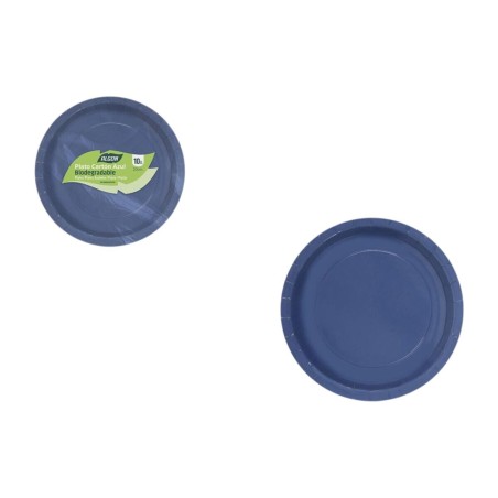 Set di piatti Algon Azzurro 20 cm 10 Pezzi (24 Unità)