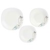 Set di Stoviglie Vivalto LFP-110/85/LFTP-90 1 Bianco Vetro opalino (2 Unità)
