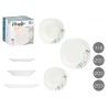Set di Stoviglie Vivalto LFP-110/85/LFTP-90 1 Bianco Vetro opalino (2 Unità)