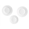 Set di Stoviglie Vivalto F-LBP100-80-90 Bianco Vetro opalino (2 Unità)