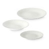 Set di Stoviglie Vivalto F-LXP95-75-F-LSP85 Bianco Vetro opalino (2 Unità)