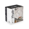 Set di Stoviglie Vivalto F-LXP95-75-F-LSP85 Bianco Vetro opalino (2 Unità)