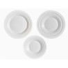 Set di Stoviglie Vivalto F-LGCP105-75-85 Bianco Vetro opalino (2 Unità)