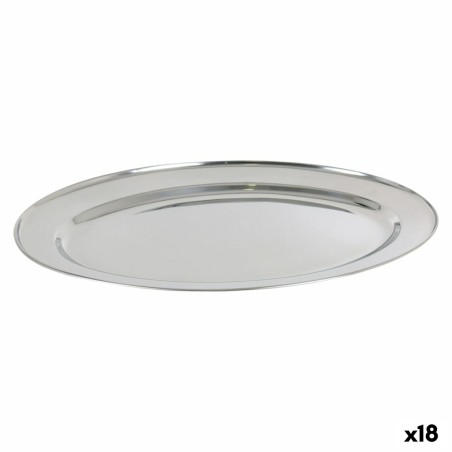 Teglia da Cucina Quttin Quttin Acciaio inossidabile Ovale 40,5 x 26,5 cm (18 Unità)