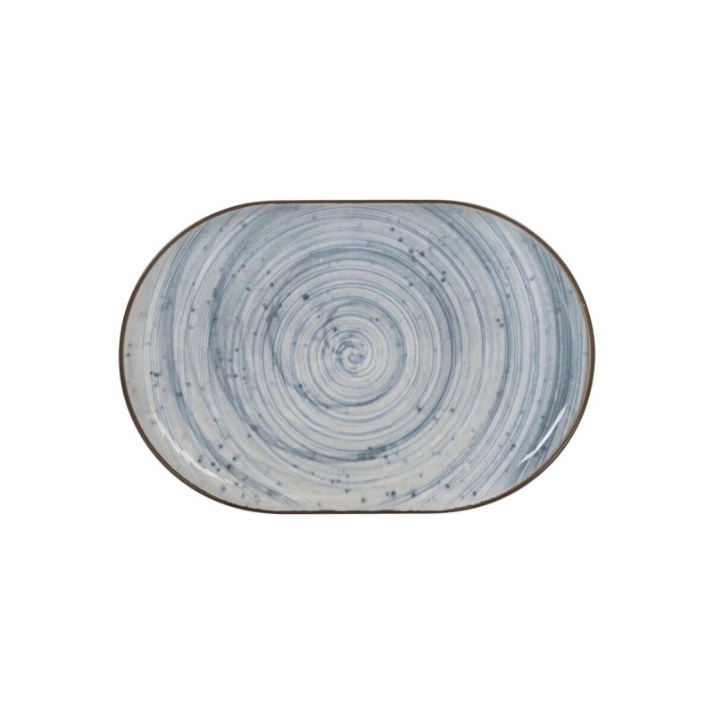 Teglia da Cucina La Mediterránea Swirl Ovale 30 x 20 x 2,5 cm (12 Unità)