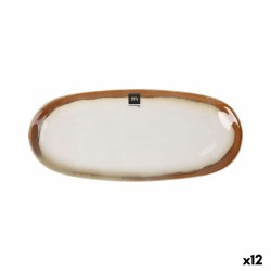 Teglia da Cucina La Mediterránea Fustam Ovale 33,8 x 15,2 x 2,6 cm (12 Unità)