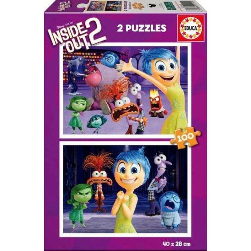Puzzle Educa Inside Out 2 2 x 100 Pezzi