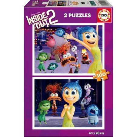 Puzzle Educa Inside Out 2 2 x 100 Pezzi