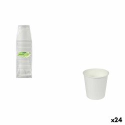 Set di Bicchieri Algon Bianco 80 ml 30 Pezzi (24 Unità)