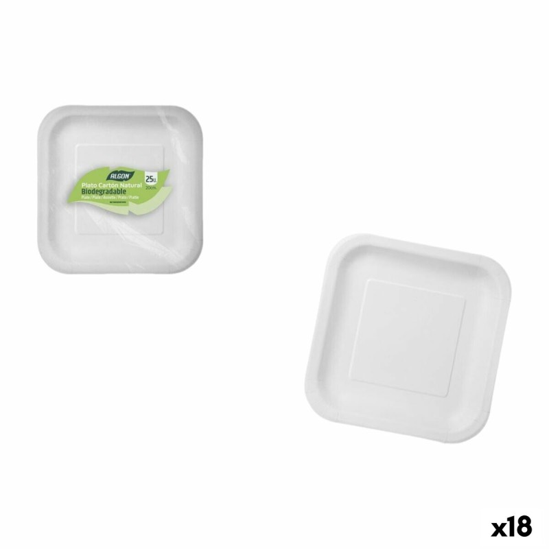 Set di piatti Algon 20 cm 25 Pezzi (18 Unità)