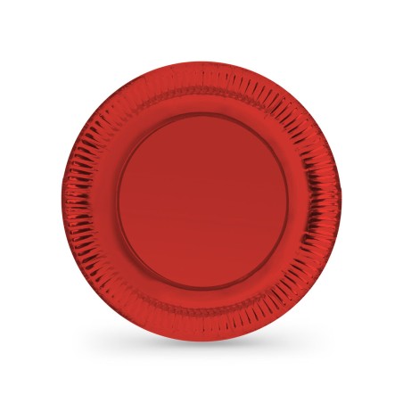 Set di piatti Algon Rosso 23 cm 10 Pezzi (18 Unità)