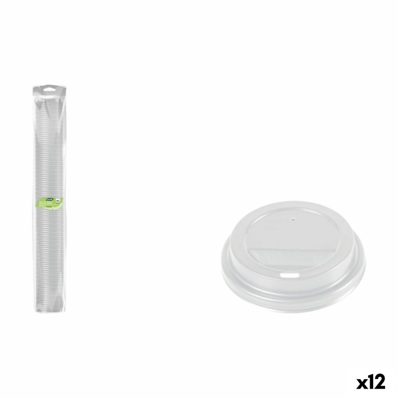 Set di coperchi per bicchieri Algon 250 ml 100 Pezzi (12 Unità)