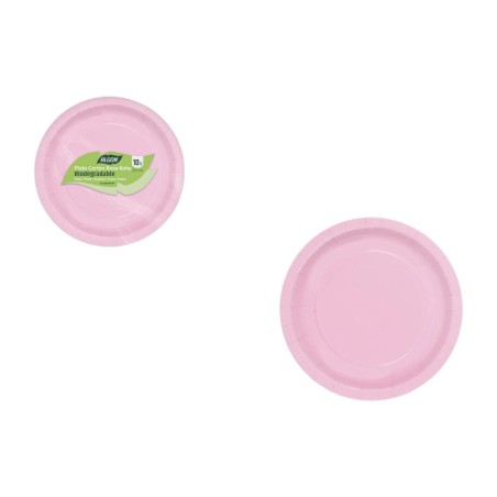 Set di piatti Algon Rosa 20 cm 10 Pezzi (24 Unità)