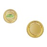 Set di piatti Algon Dorato 20 cm 10 Pezzi (18 Unità)