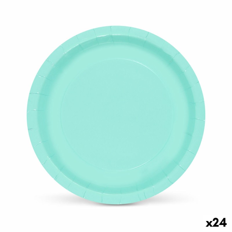 Set di piatti Algon Acquamarina 20 cm 10 Pezzi (24 Unità)