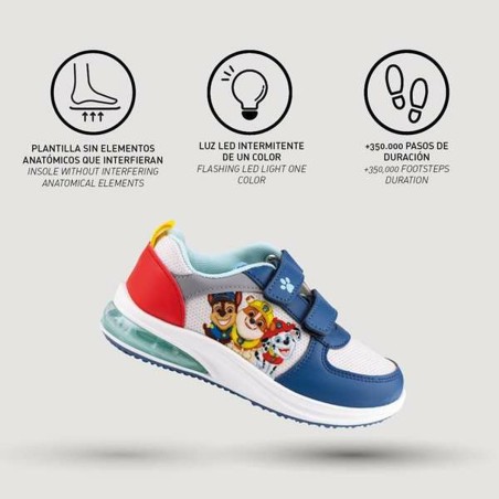 Scarpe da Tennis Casual Bambino The Paw Patrol Azzurro Velcro