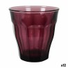 Set di Bicchieri Duralex Picardie Viola 4 Pezzi 250 ml (12 Unità)