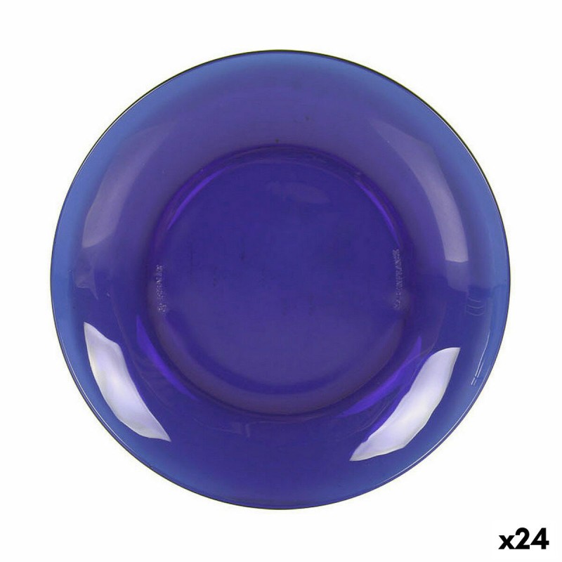 Piatto da Dolce Duralex Lys Azzurro ø 19 x 2 cm (24 Unità) Piatto da Dolce Duralex Lys Azzurro ø 19 x 2 cm (24 Unità)