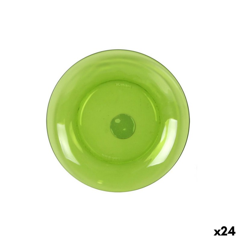 Piatto da Dolce Duralex Lys Ø 19 cm Verde (24 Unità) Piatto da Dolce Duralex Lys Ø 19 cm Verde (24 Unità)