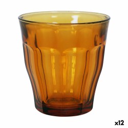 Set di Bicchieri Duralex Picardie Ambra 6 Pezzi 250 ml (12 Unità)