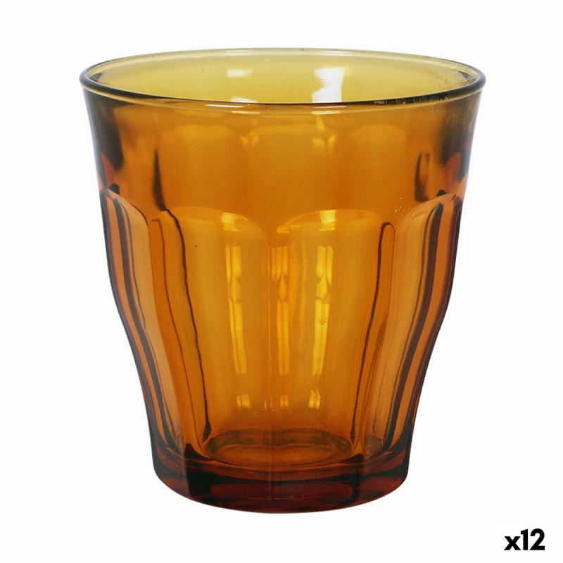 Set di Bicchieri Duralex Picardie Ambra 6 Pezzi 250 ml (12 Unità) Set di Bicchieri Duralex Picardie Ambra 6 Pezzi 250 ml (12 Unità)