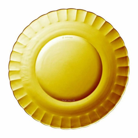 Piatto da pranzo Duralex Picardie Cristallo Ambra Ø 26 cm (24 Unità)