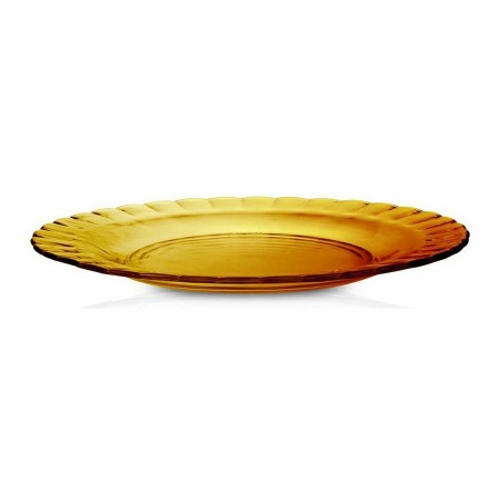 Piatto da pranzo Duralex Picardie Cristallo Ambra Ø 26 cm (24 Unità)