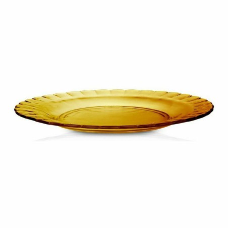 Piatto da pranzo Duralex Picardie Cristallo Ambra Ø 23 cm (48 Unità)