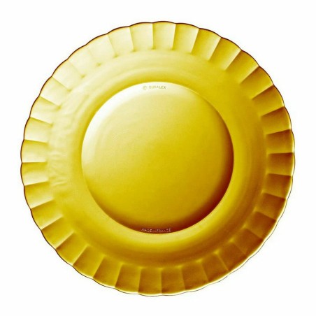 Piatto da pranzo Duralex Picardie Cristallo Ambra Ø 23 cm (48 Unità)