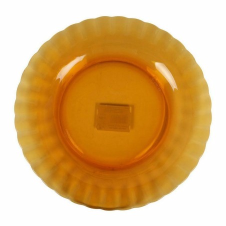Piatto da pranzo Duralex Picardie Cristallo Ambra Ø 23 cm (48 Unità)