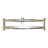 Vassoio per aperitivi DKD Home Decor 21,5 x 21,5 x 5,5 cm Specchio Dorato Metallo Glam