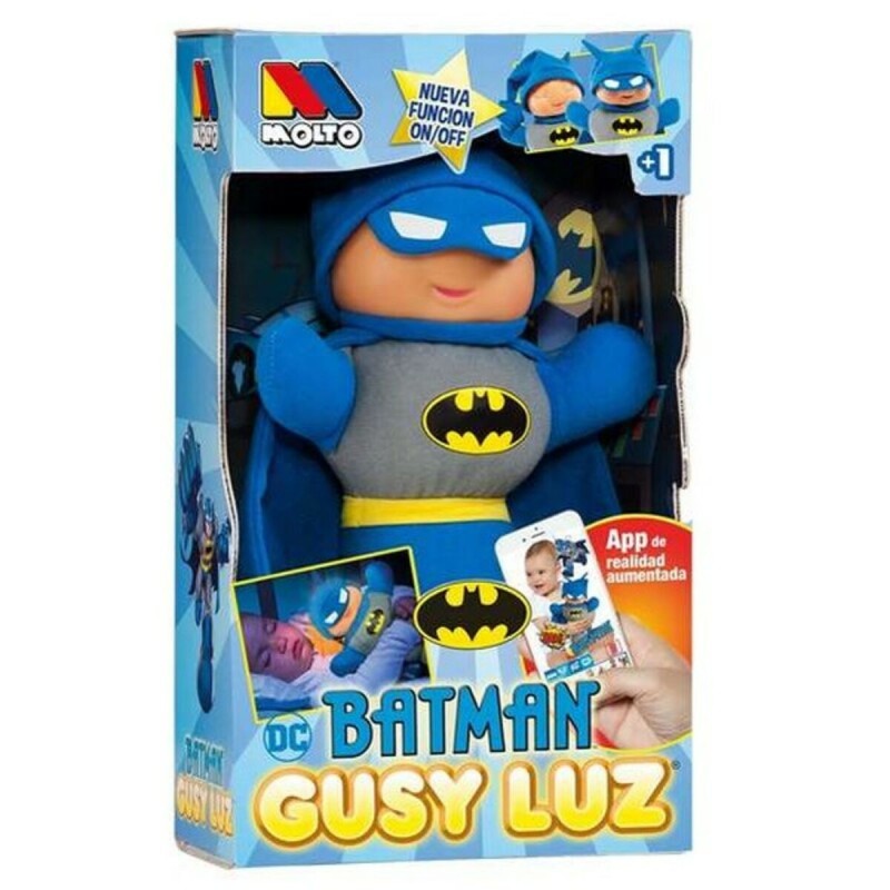 Peluche Gusy Luz Batman Moltó 15868 28 cm (28 cm) Peluche Gusy Luz Batman Moltó 15868 28 cm (28 cm)