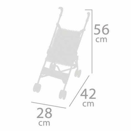 Carrozzina per Bambole Decuevas Funny 28 x 46 x 56 cm