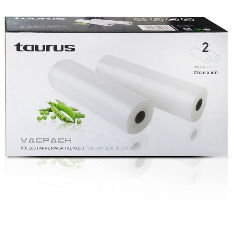 Rotoli per Macchinetta Sottovuoto Taurus 999258000 22 x 6 cm Rotoli per Macchinetta Sottovuoto Taurus 999258000 22 x 6 cm