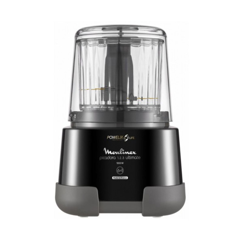 Tritatutto Moulinex DP810855 1000 W 550 ml Nero Titanio Tritatutto Moulinex DP810855 1000 W 550 ml Nero Titanio