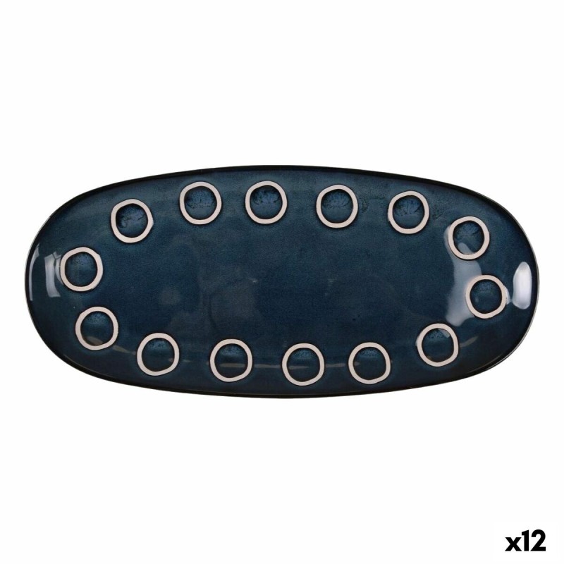 Teglia da Cucina La Mediterránea Almudena Azzurro Ovale 33 x 14,8 x 2,7 cm (12 Unità) Teglia da Cucina La Mediterránea Almudena Azzurro Ovale 33 x 14,8 x 2,7 cm (12 Unità)