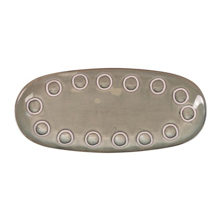 Teglia da Cucina La Mediterránea Almudena Grigio Ovale 29 x 13,5 x 2,4 cm (24 Unità)