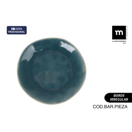 Piatto da pranzo La Mediterránea Ocean blue (12 Unità)