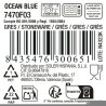 Piatto da pranzo La Mediterránea Ocean blue (12 Unità)