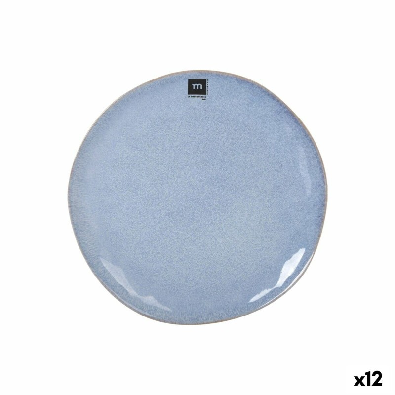 Piatto da pranzo La Mediterránea Macarella blue Ø 26,5 cm (12 Unità) Piatto da pranzo La Mediterránea Macarella blue Ø 26,5 cm (12 Unità)