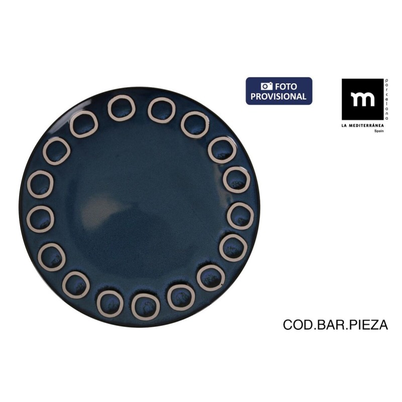 Piatto da pranzo La Mediterránea Almudena Azzurro (12 Unità) Piatto da pranzo La Mediterránea Almudena Azzurro (12 Unità)