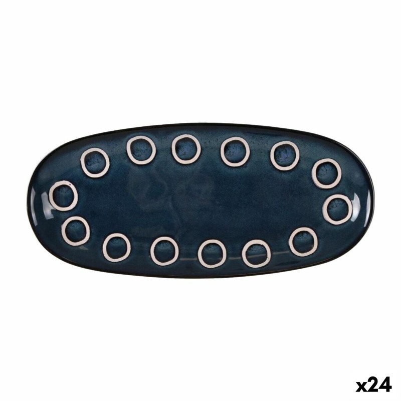 Teglia da Cucina La Mediterránea Almudena Azzurro Ovale 29 x 13,5 x 2,4 cm (24 Unità) Teglia da Cucina La Mediterránea Almudena Azzurro Ovale 29 x 13,5 x 2,4 cm (24 Unità)