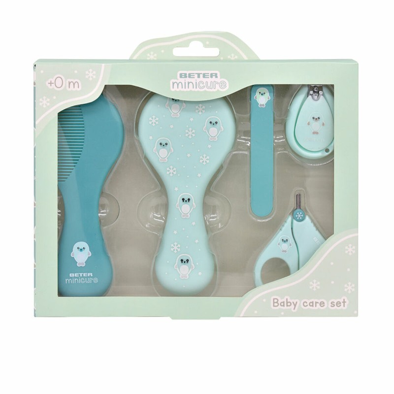 Set Regalo per Neonati Beter Mini Cure Baby Care Foca Foca 5 Pezzi Set Regalo per Neonati Beter Mini Cure Baby Care Foca Foca 5 Pezzi