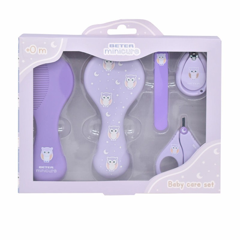 Set Regalo per Neonati Beter Mini Cure Baby Care Búho Gufo 5 Pezzi Set Regalo per Neonati Beter Mini Cure Baby Care Búho Gufo 5 Pezzi