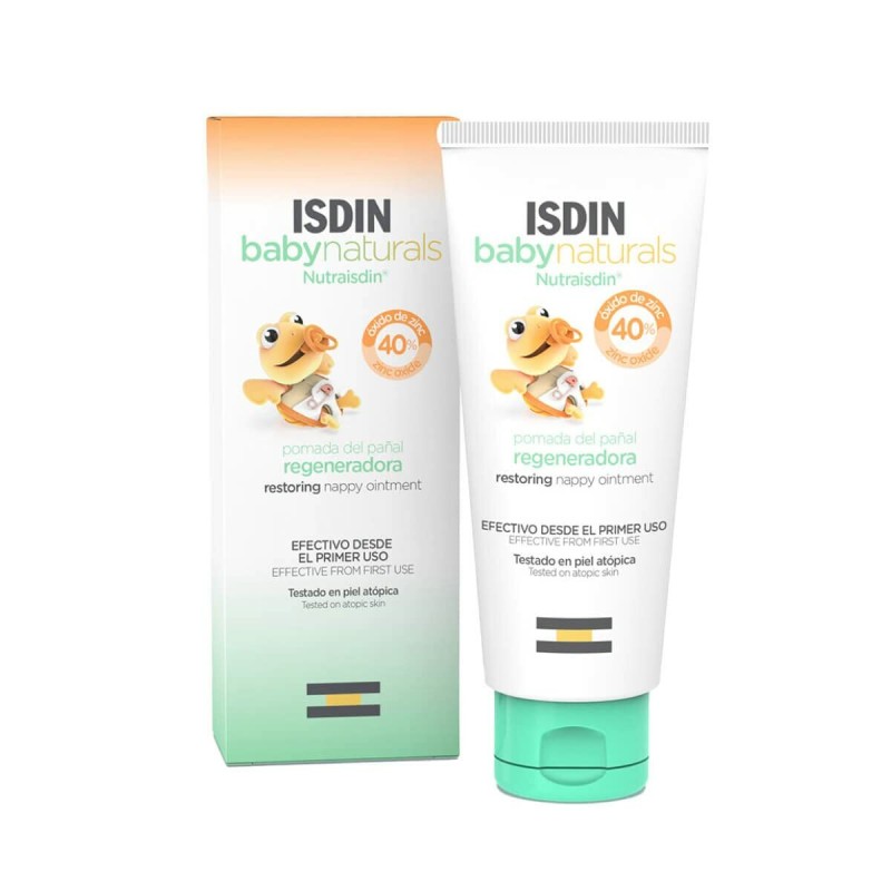 Crema Protettiva per Cambio Pannolino Isdin Baby Naturals Ossido di zinco Pomata 50 ml Crema Protettiva per Cambio Pannolino Isdin Baby Naturals Ossido di zinco Pomata 50 ml