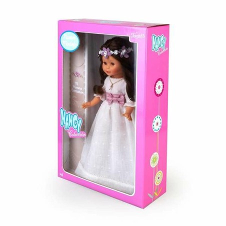 Bambola Prima Comunione Bruna Nancy   48 cm